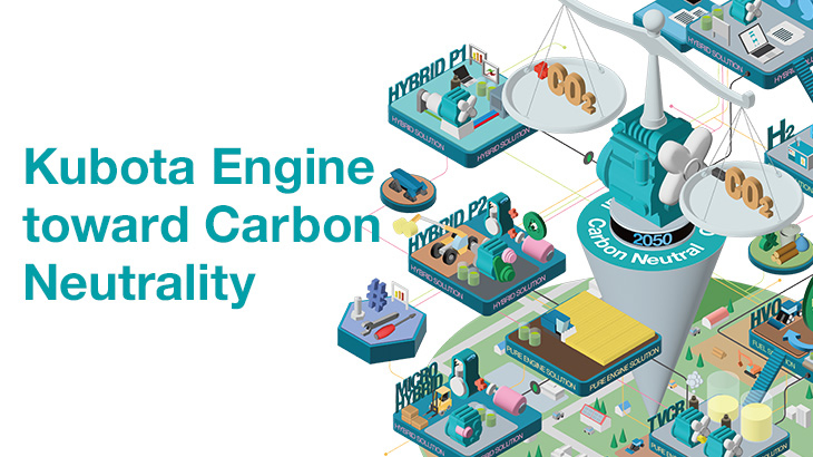 Kubota Engine toward Carbon Neutrality