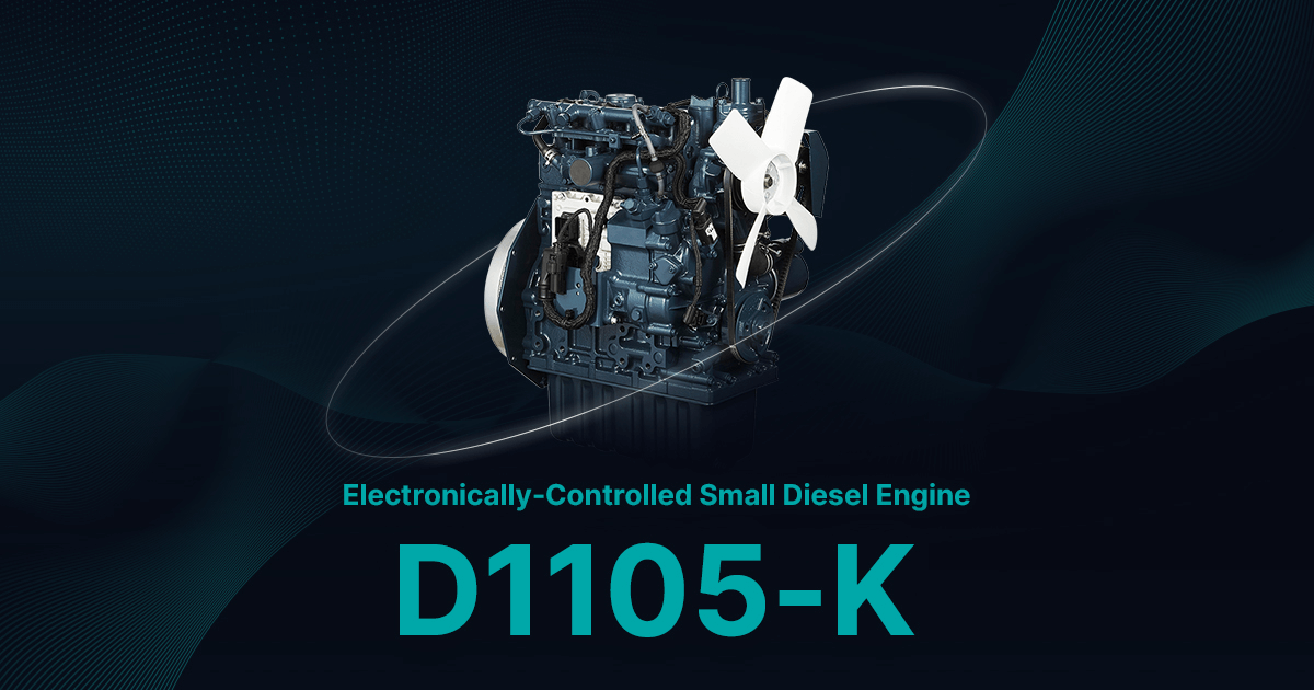 Electronically-Controlled Small Diesel Engine D1105-K Kubota Corporation