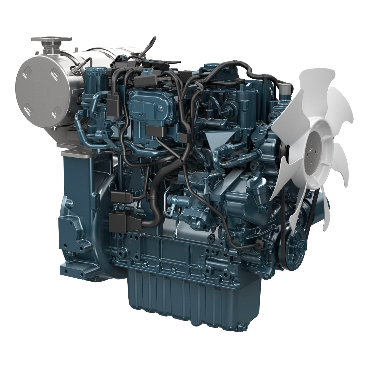 クボタ　V1505　4気筒ディーゼルエンジンブロック（搭載機種：KX026）